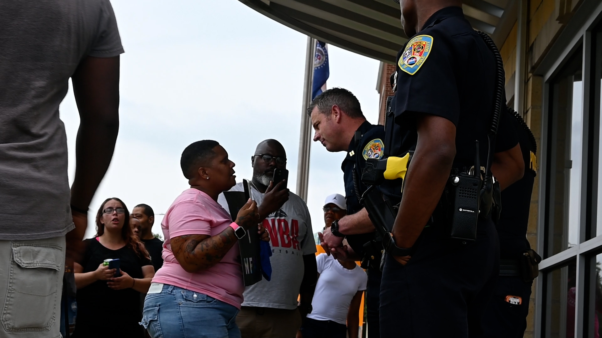 Lloyd Gilmore Protest in Sikeston