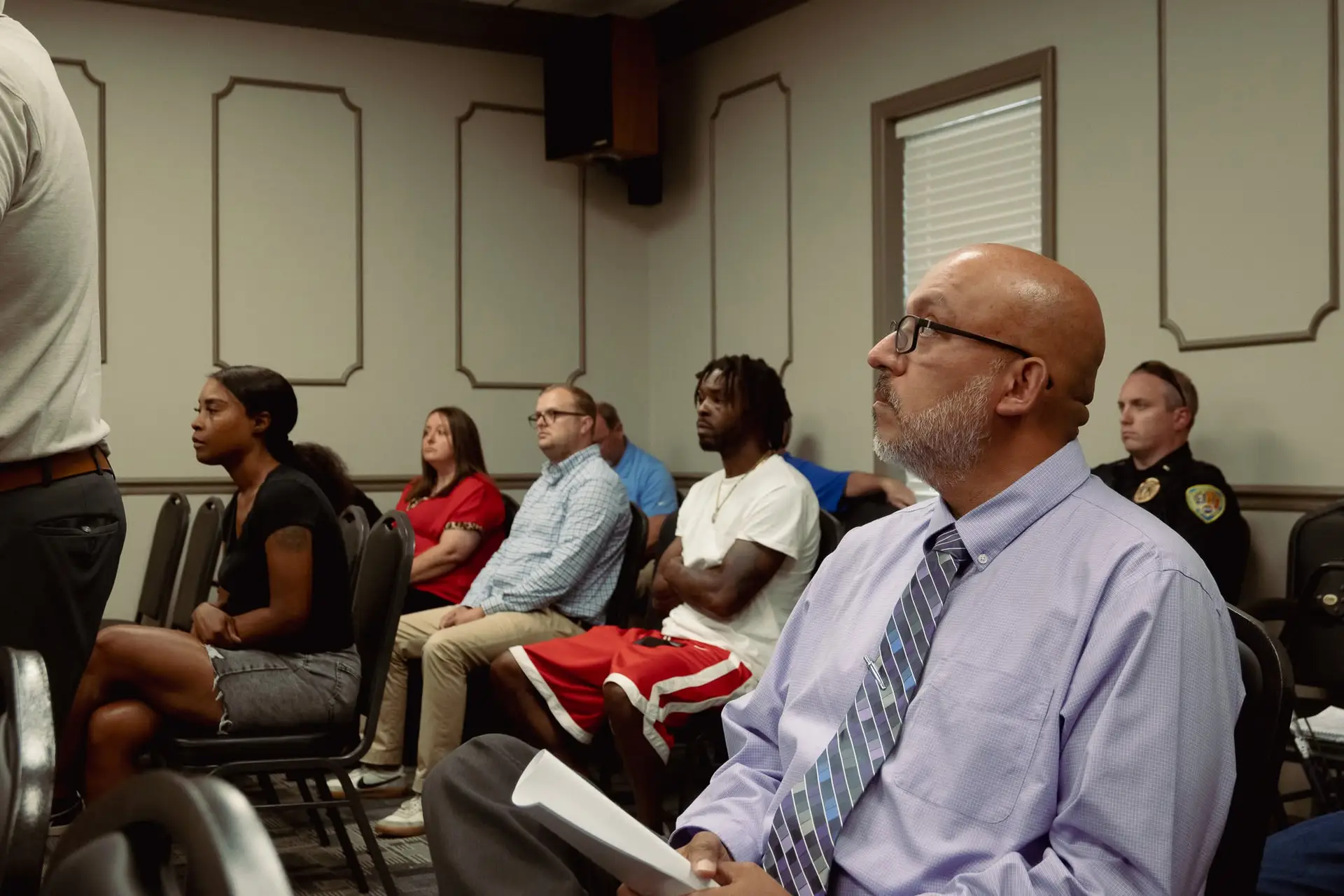 Packed City Council Meeting after Death of Lloyd Gilmore